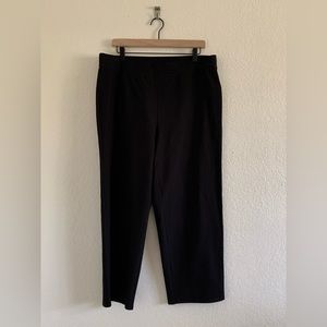 Eileen Fisher Black Straight Leg Pants